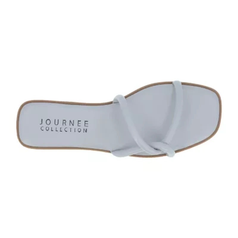 Journee Collection Womens Lauda Flat Sandals