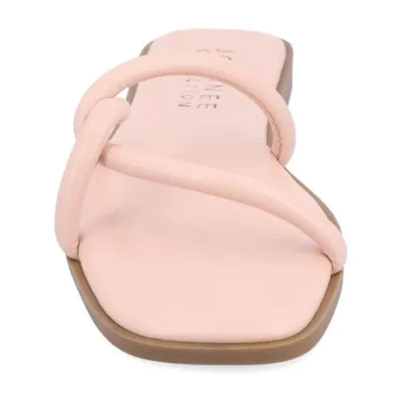 Journee Collection Womens Lauda Flat Sandals