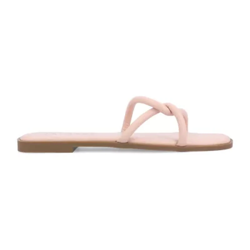 Journee Collection Womens Lauda Flat Sandals