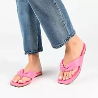 Journee Collection Womens Kyleen Flat Sandals