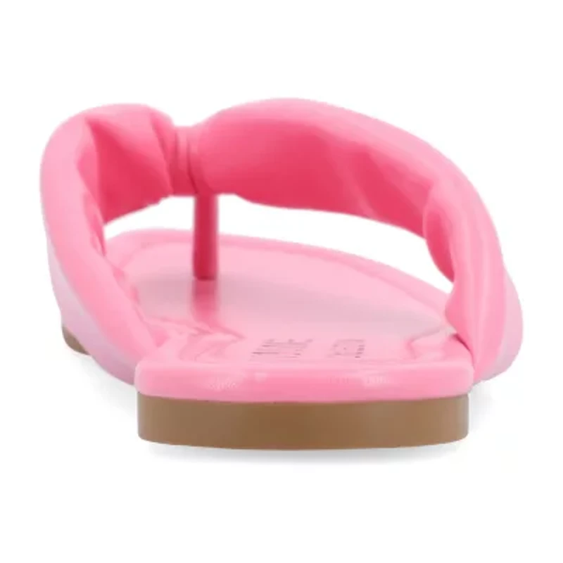 Journee Collection Womens Kyleen Flat Sandals