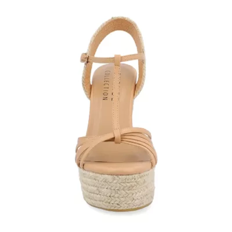 Journee Collection Womens Yara Wedge Sandals