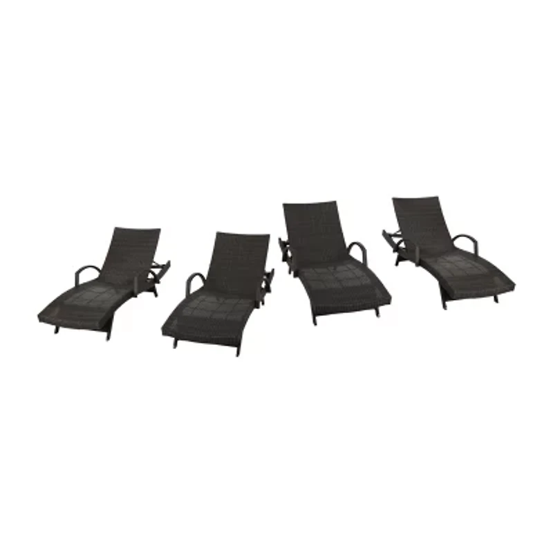 Adjustable 4-pc. Lounge Chair