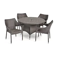 5-pc. Circle Dining Set