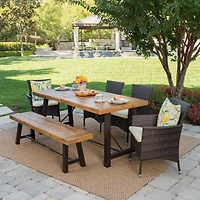 6-pc. Rectangular Dining Set
