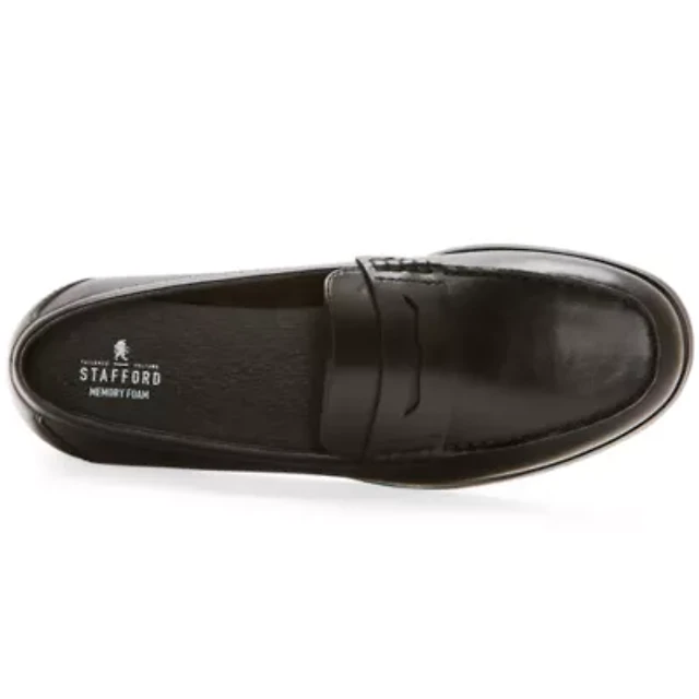 Home | Stafford Flint Mens Moc Closed Toe Loafers at Plaza  display picture 3