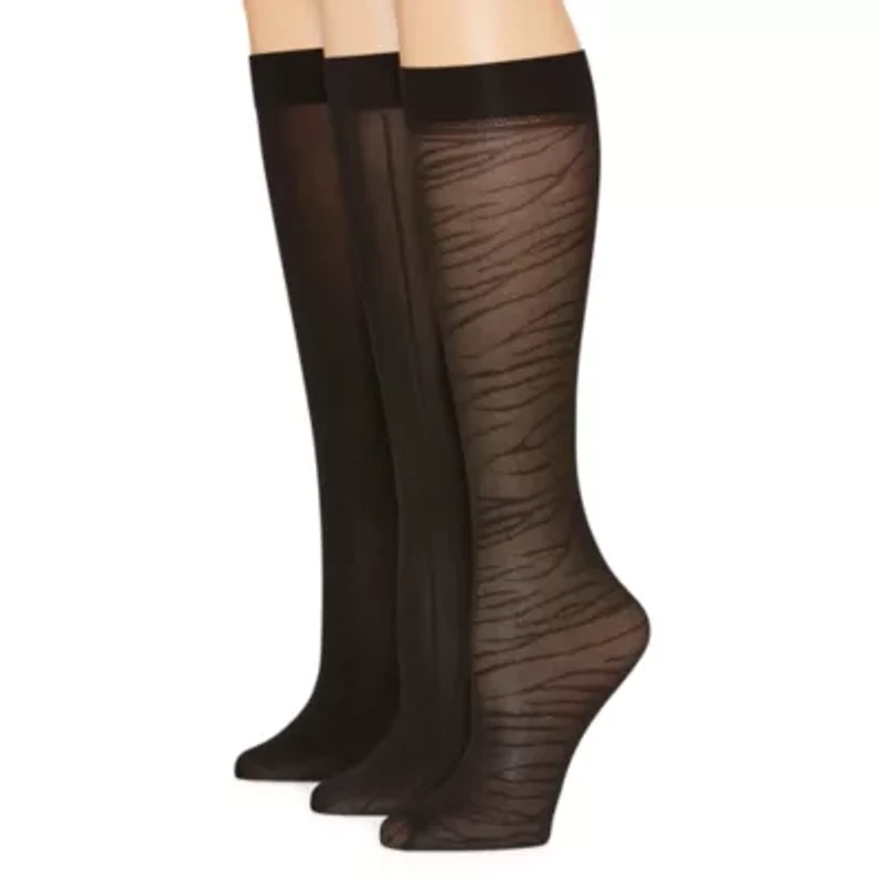 Mixit Womens 3 Pair Trouser Socks