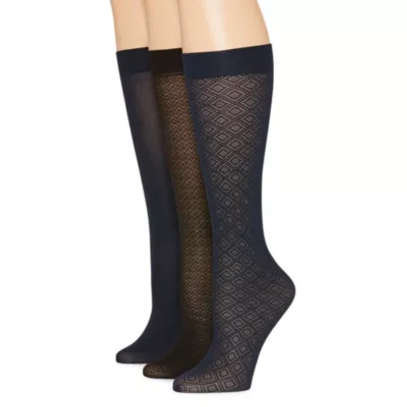 Mixit Womens 3 Pair Trouser Socks