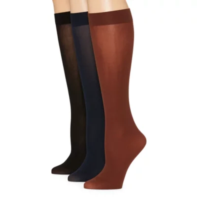 Mixit Womens 3 Pair Trouser Socks