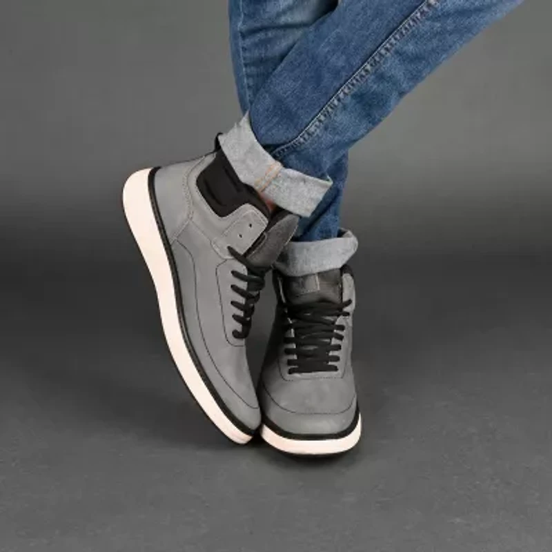 Territory Mens Roam Flat Heel Lace-Up Boots