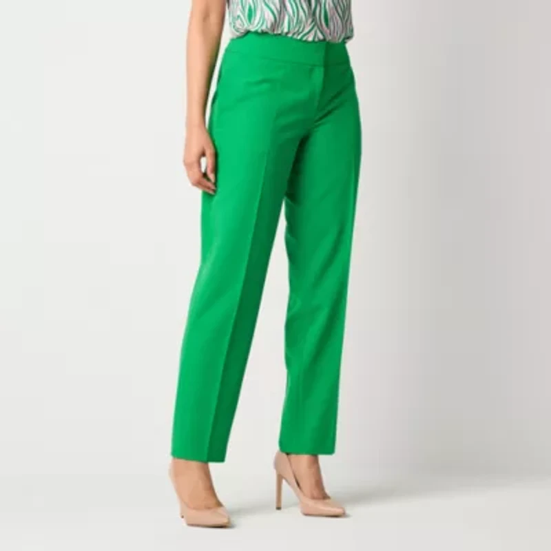 Black Label by Evan-Picone Womens Classic Fit Straight Suit Pant