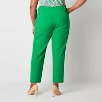 Black Label by Evan-Picone Womens Plus Classic Fit Straight Suit Pant