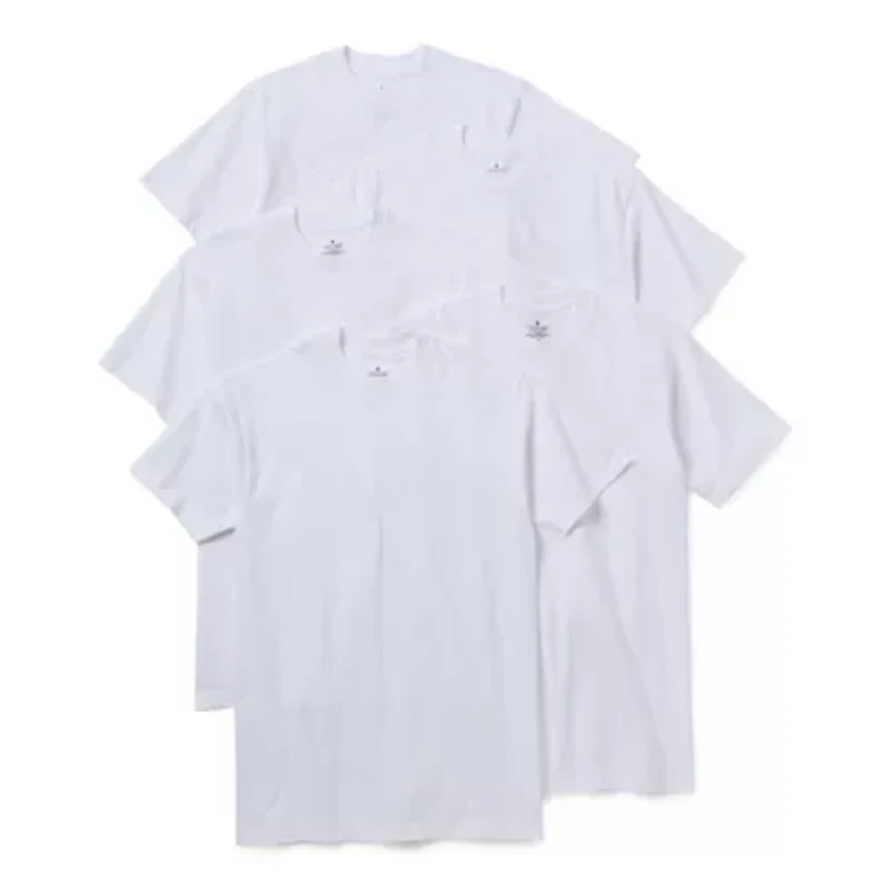 Stafford Heavyweight Bonus Pack Mens 5 Short Sleeve Crew Neck T-Shirt