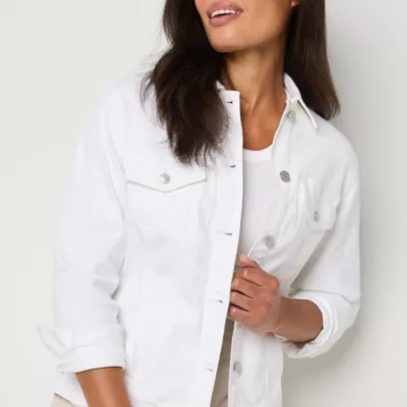 Gloria Vanderbilt® Amanda Womens Denim Jacket