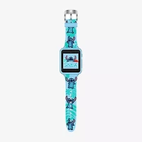 Disney Collection Lilo & Stitch Girls Multi-Function Blue Smart Watch Las4029jc