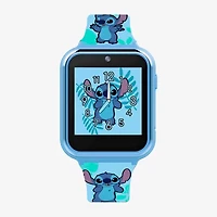 Disney Collection Lilo & Stitch Girls Multi-Function Blue Smart Watch Las4029jc