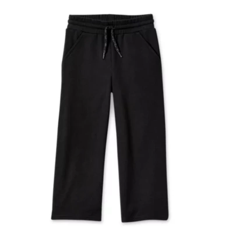Okie Dokie Active Toddler & Little Girls Wide Leg Regular Fit Pull-On Pant