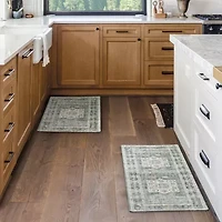 Linery Nava 2-pc. Traditional Geometric Washable Skid Resistant Indoor Rectangular Rug Set