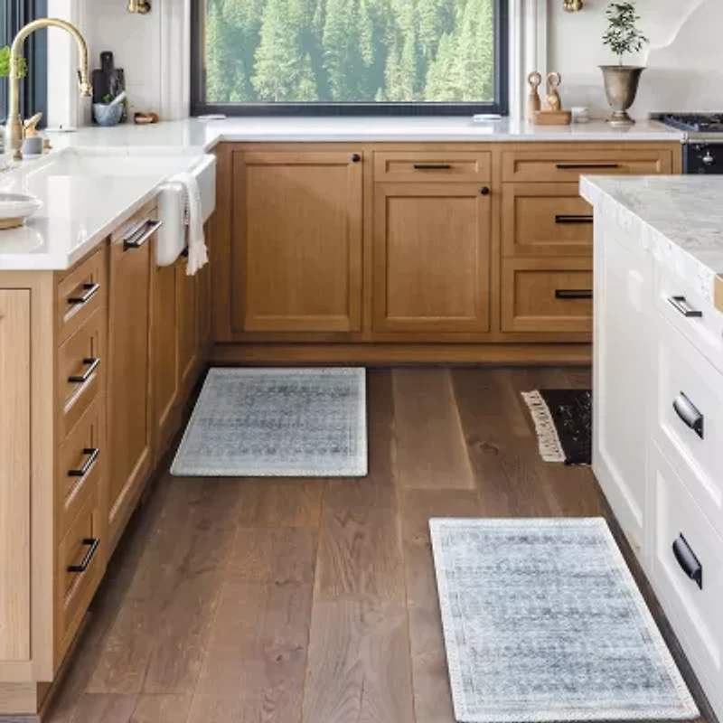 Linery Neve 2-pc. Distressed Tribal Washable Skid Resistant Indoor Rectangular Rug Set