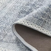 Linery Neve Distressed Tribal Washable Skid Resistant 28X7' Indoor Rectangular Accent Runner