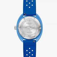 Bulova Unisex Adult Blue Strap Watch 98b445