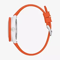 Bulova Unisex Adult Orange Strap Watch 98b448