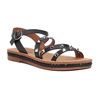 Olivia Miller Womens Martina Strap Sandals