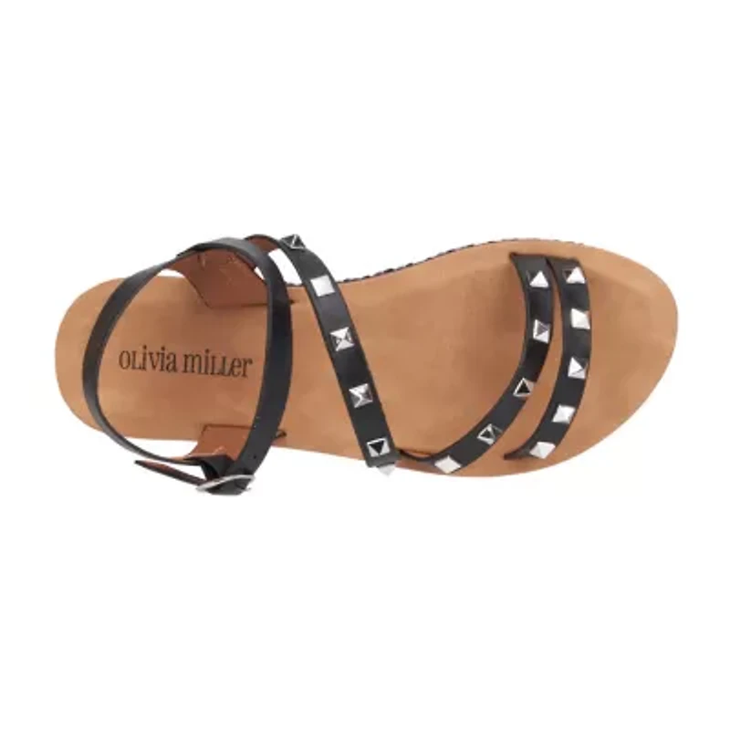 Olivia Miller Womens Martina Strap Sandals
