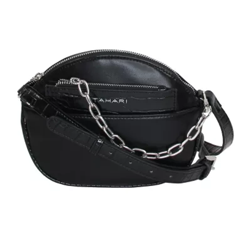 Tahari Crosby Crescent Crossbody Bag