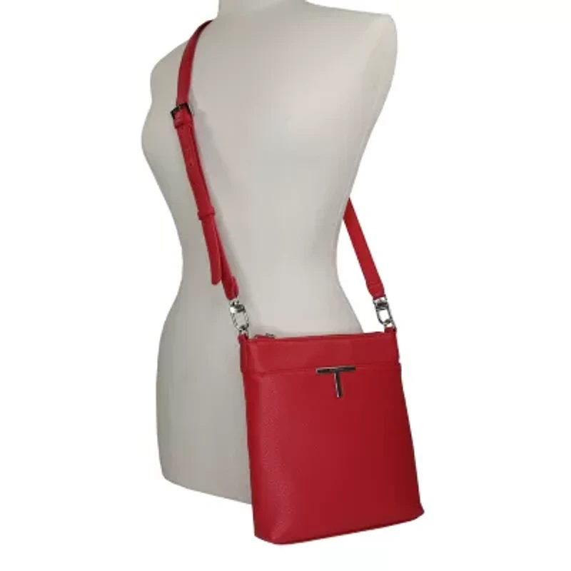 Tahari Canal Multi Pocket Crossbody Bag