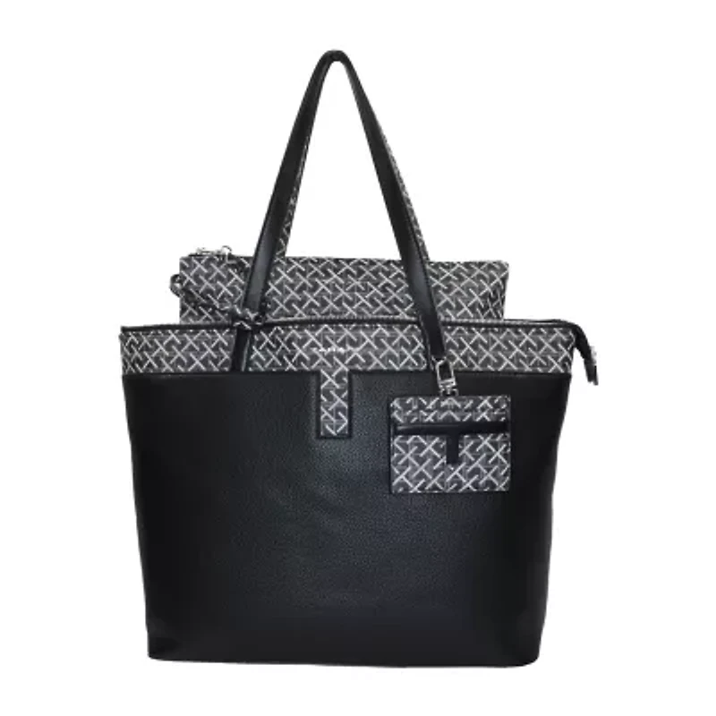 Tahari Commuter Multi Compartment Tote Bag