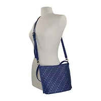 Tahari Carmine Top Zip Bucket Bag