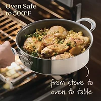 Anolon Everlast Stainless Steel Ceramic 11-pc. Cookware Set