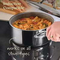 Anolon Everlast Stainless Steel Ceramic 11-pc. Cookware Set