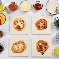 Old Stone Pizza Kitchen Cordierite 4-pc. Pizza Stone Set