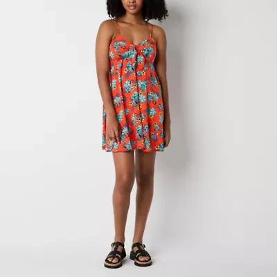 Lilo And Stitch The Movie Aloha Womens Sleeveless Juniors A-Line Dress