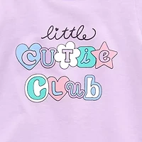 Okie Dokie Baby Girls Round Neck Short Sleeve Bodysuit