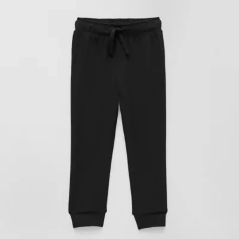 Okie Dokie Active Toddler & Little Boys Moisture Wicking Cuffed Regular Fit Jogger Pant
