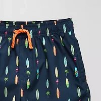 ZeroXposur Little & Big Kid Boys Above The Knee Confetti Swim Trunks
