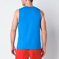 Xersion Seamed Mens Round Neck Sleeveless Muscle T-Shirt