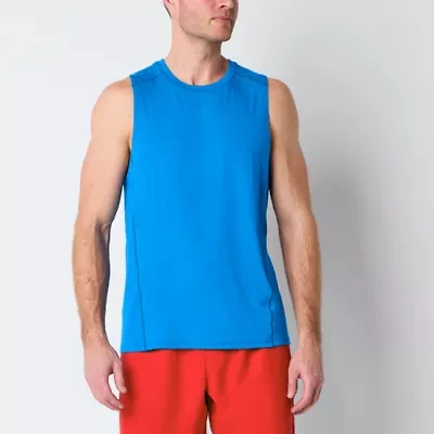 Xersion Seamed Mens Round Neck Sleeveless Muscle T-Shirt