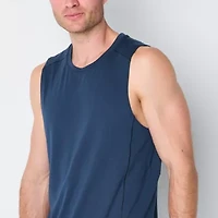 Xersion Seamed Mens Round Neck Sleeveless Muscle T-Shirt