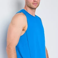 Xersion Seamed Mens Round Neck Sleeveless Muscle T-Shirt