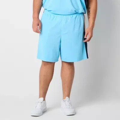 Xersion Color Block Mens 8" Big and Tall Workout Shorts