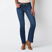 Vanilla Star Womens Juniors Mid Rise Bootcut Jean