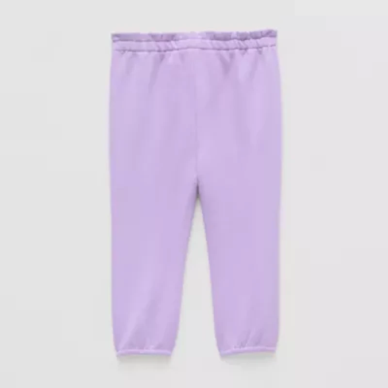 Okie Dokie Baby Girls Cuffed Regular Fit Pull-On Pant