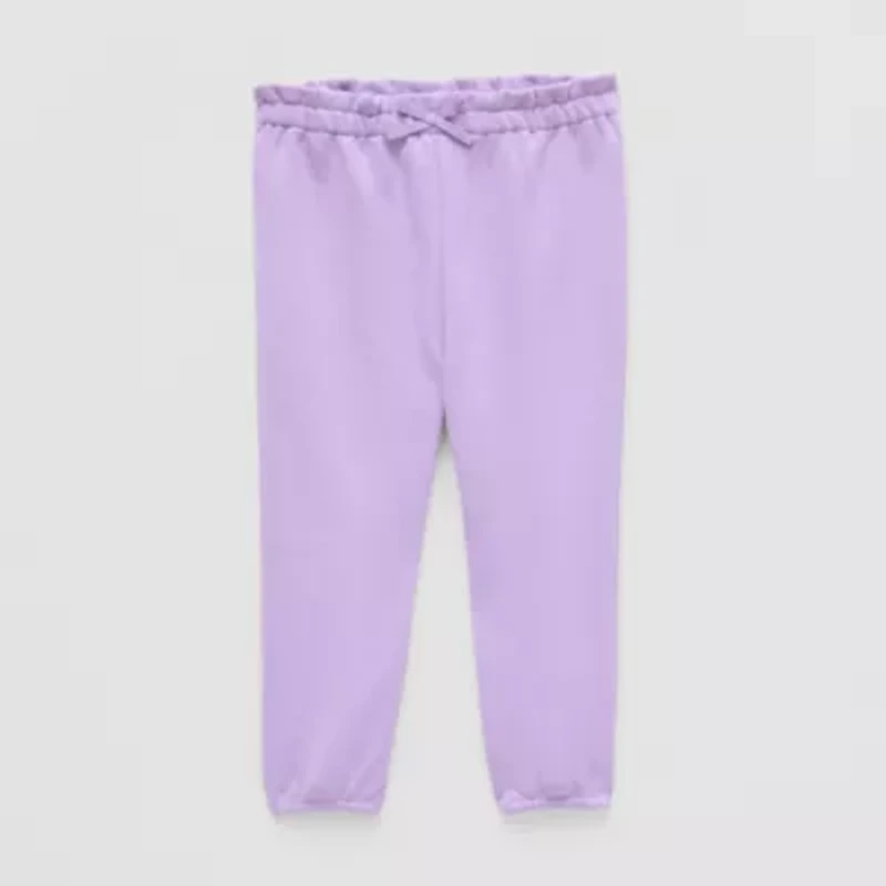 Okie Dokie Baby Girls Cuffed Regular Fit Pull-On Pant