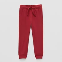 Okie Dokie Active Toddler & Little Boys Moisture Wicking Cuffed Regular Fit Jogger Pant
