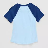 Thereabouts Little & Big Kid Girls Round Neck Short Sleeve T-Shirt