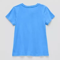 Xersion Little & Big Kid Girls Crew Neck Short Sleeve Regular Fit Graphic T-Shirt